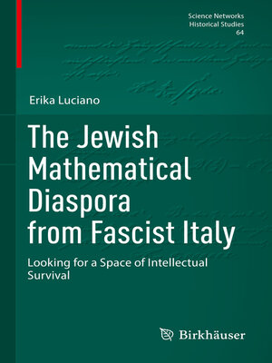 cover image of The Jewish Mathematical Diaspora from Fascist Italy